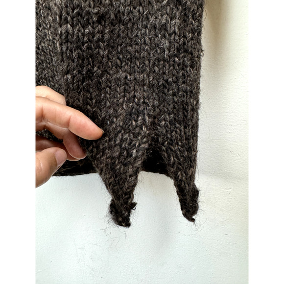 Aritzia Wilfred Alpaca Wool Blend Oversized Lagen Look Grunge Goblincore Sweater - Picture 6 of 7